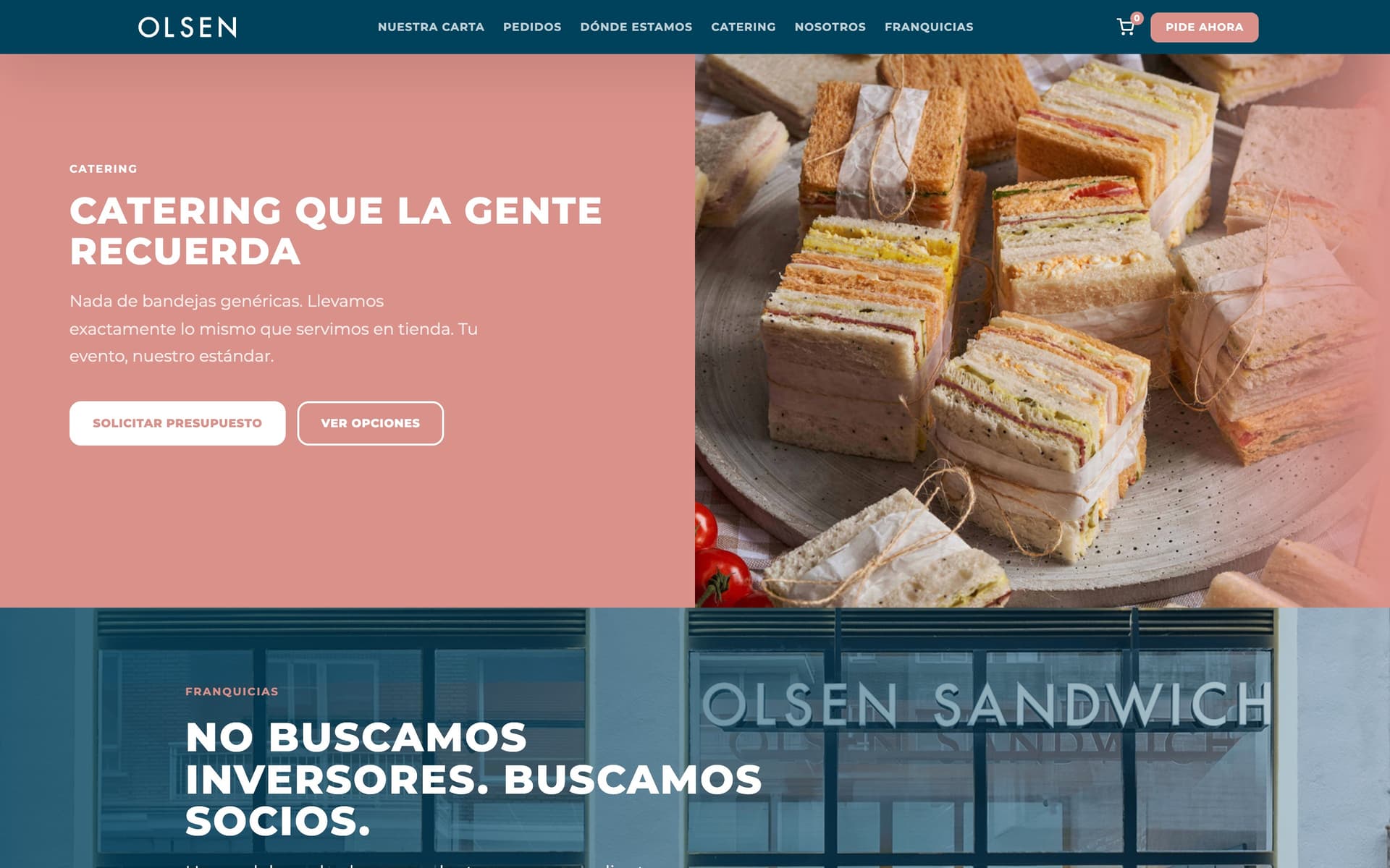 Olsen Sandwich — Catering